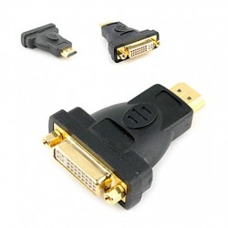 HDMI Male to DVI-I 24+5 Female Convertor