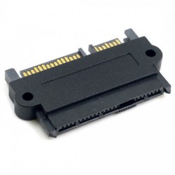 Piranha SFF-8482 SAS 22 Pin to 7 Pin + 15 Pin Power SATA Hard Disk Drive Adapter