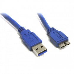 Piranah USB 3.0 Micro B (Male) to USB 3.0 A (Male) Cable